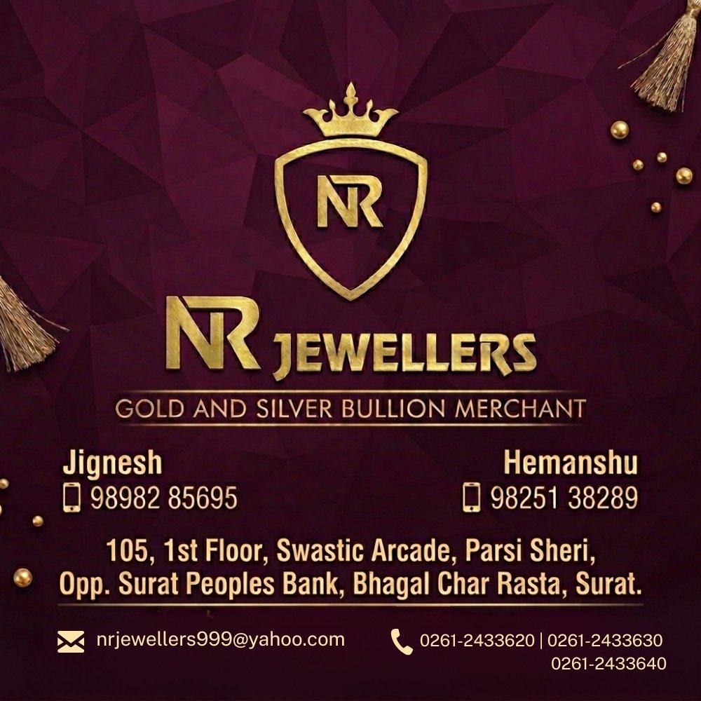 E-mail nrjewellers999@yahoo.com Phone 0261-2433620 0261-2433630 0261-2433640